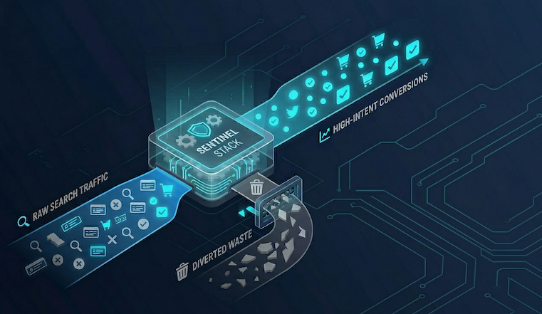 image of sentinel search eliminating waste